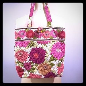 Vera Bradley Hello Dahlia large tote